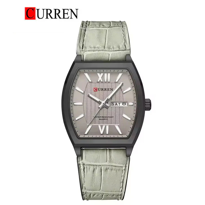 CURREN-8478-Leather-Watch-For-Men-Black-Gray.webp CURREN 8478 Leather Watch For Men - Black Gray - Image 1