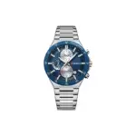 CURREN 8481 Stainless Steel Watch For Men - Silver Blue