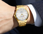 CURREN 8493 Watch For Men - Black White - Image 2