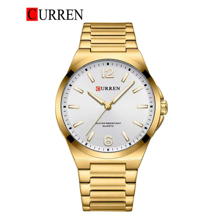 CURREN-8493-Watch-For-Men-Black-White.webp CURREN 8493 Watch For Men - Black White - Image 1