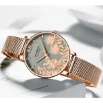CURREN 9065 Watch For Women - Full Rose