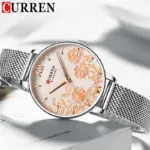 CURREN 9065 Watch For Women - Full Silver