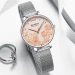 CURREN 9065 Watch For Women - Full Silver - Image 3
