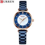 CURREN 9072 Watch For Women - Blue Rose