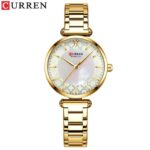 CURREN 9072 Watch For Women - Gold White