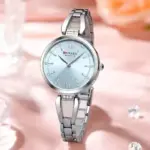 CURREN 9092 Watch For Women - Silver Sky - Image 2