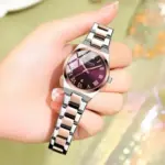 CURREN 9095 Elegant Watch Watch For Women - Rose Gold Red - Image 4