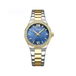 CURREN 9103 Watch For Women-Silver Gold & Blue - Image 3