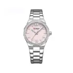 CURREN 9103 Watch For Women-Silver Pink - Image 3