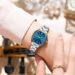 Curren 9112 Watch For Woman-Silver Blue - Image 3