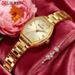 Curren 9112 Watch For Woman-Full Golden - Image 3