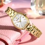 Curren 9112 Watch For Woman-Golden White - Image 2