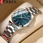 Curren 8439 Watch For Women-Sliver Blue - Image 2