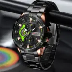 Curren 8402 Original Watch for Men – Rose Gold Black - Image 2