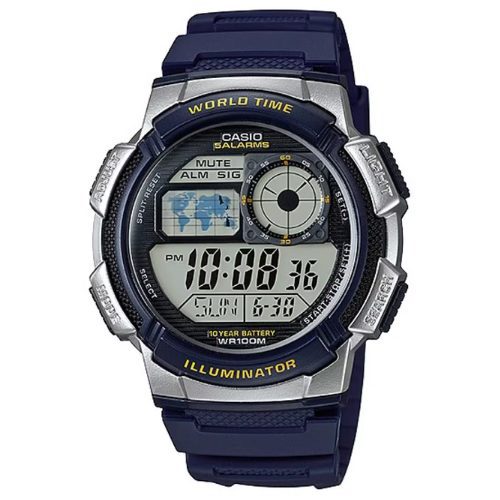 Casio-AE-1000W-Youth-Series-World-Time-Digital-Sports-Watch-2AVDF.jpg Casio AE-1000W Youth Series World Time Digital Sports Watch - 2AVDF - Image 1