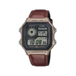 Casio AE-1200WHL-5AVDF Youth World Time Bronze & Leather Edition