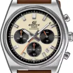 Casio Edifice EFB-730L-7AV Motorsports Chronograph Leather Men's Watch - Image 5