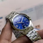 Casio Enticer MTP-1215A Chain Watch For Men - 2ADF - Image 4