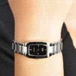 Casio-LTP-1165N-1CDF Watch For Woman - Silver Black - Image 2