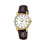 Casio  LTP-V004GL-7AUDF Woman Watch - Gold & White