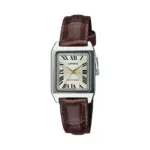Casio  LTP-V007L-9BUDF Woman Watch - Brown & White