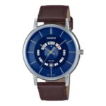 Casio MTP-B135 Watch For Men - Brown Blue