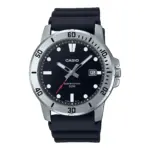 Casio MTP-VD01-1EV Dive-Style Men's Watch - Black Dial