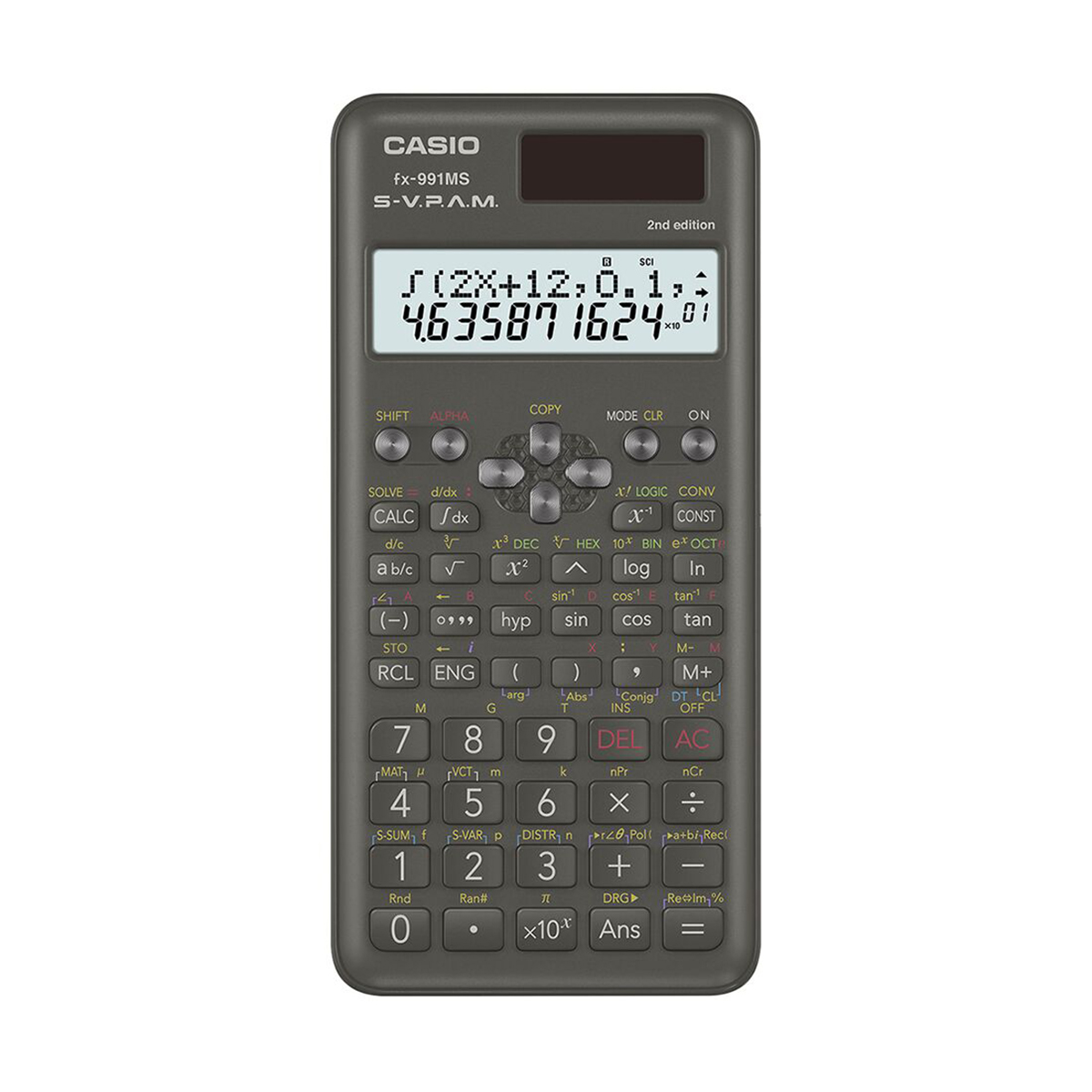 Casio-fx-991MS-Black-2nd-Edition-Non-Programmable-Scientific-Calculator.jpeg Casio fx-991MS Black-2nd Edition Non Programmable Scientific Calculator - Image 1