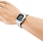 Casio Vintage Dual Time Digital Chain Watch A178WA-1ADF - Image 3