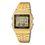 Casio Vintage World Time Digital Chain Watch A500WGA-1DF