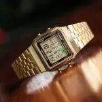 Casio Vintage World Time Digital Chain Watch A500WGA-1DF - Image 2