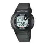 Casio Youth Dual Time Resin Belt Watch F-200W-1ADF