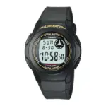 Casio Youth Dual Time Resin Belt Watch F-200W-9ADF