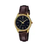 Casio LTP-V005GL-1BUDF Ladies Belt Watch - Black Gold