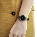 Casio LTP-V005GL-1BUDF Ladies Belt Watch - Black Gold - Image 2