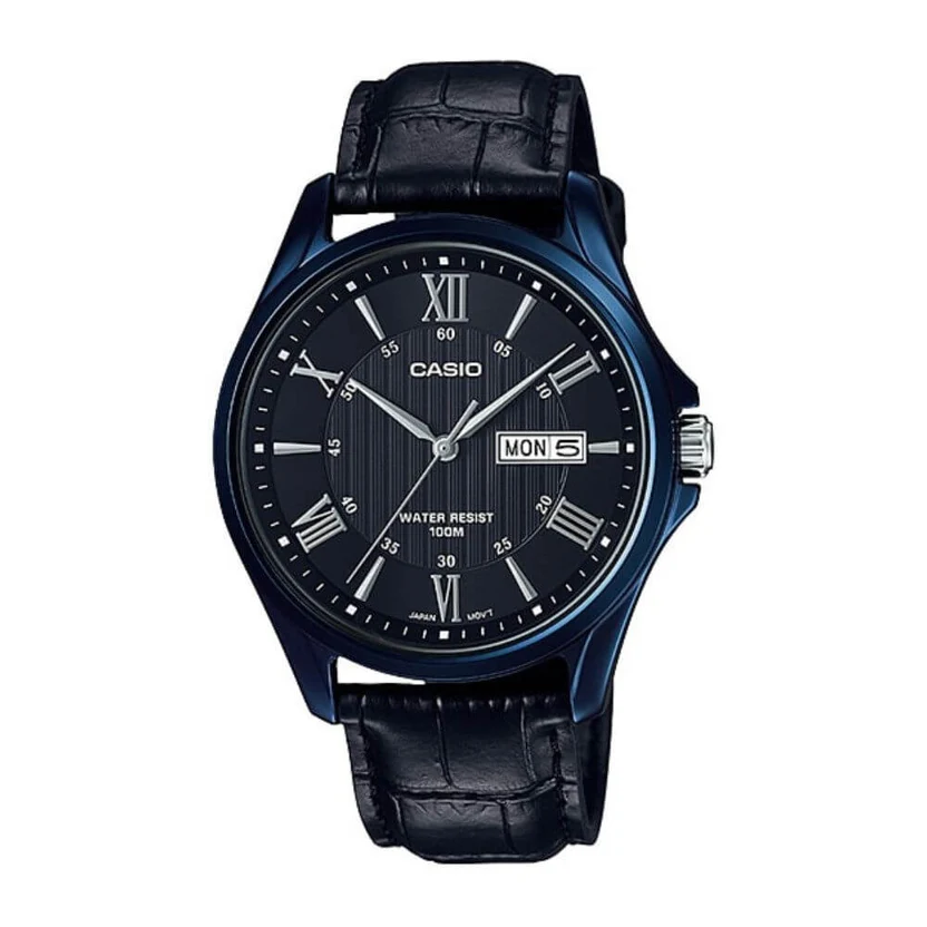 CasioMTP-1384BUL-1AVDFWatch.webp CASIO MTP-1384BUL-1AVDF Watch for Men - Image 1