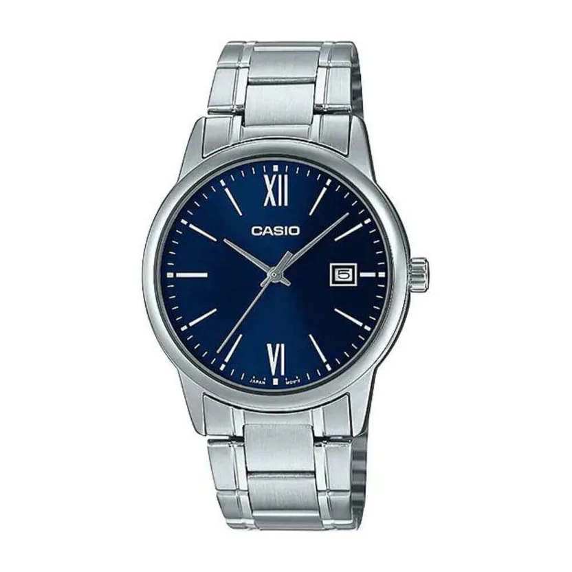 CasioMTP-V002D-2B3UDFWatch.webp CASIO MTP-V002D-2B3UDF Chain Watch For Men - Image 1