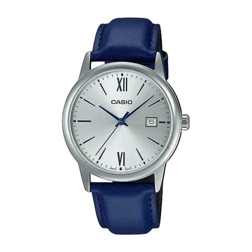 CasioMTP-V002L-2B3UDFWatch.webp Casio MTP-V002L-2B3UDF Belt Watch For Men - Image 1