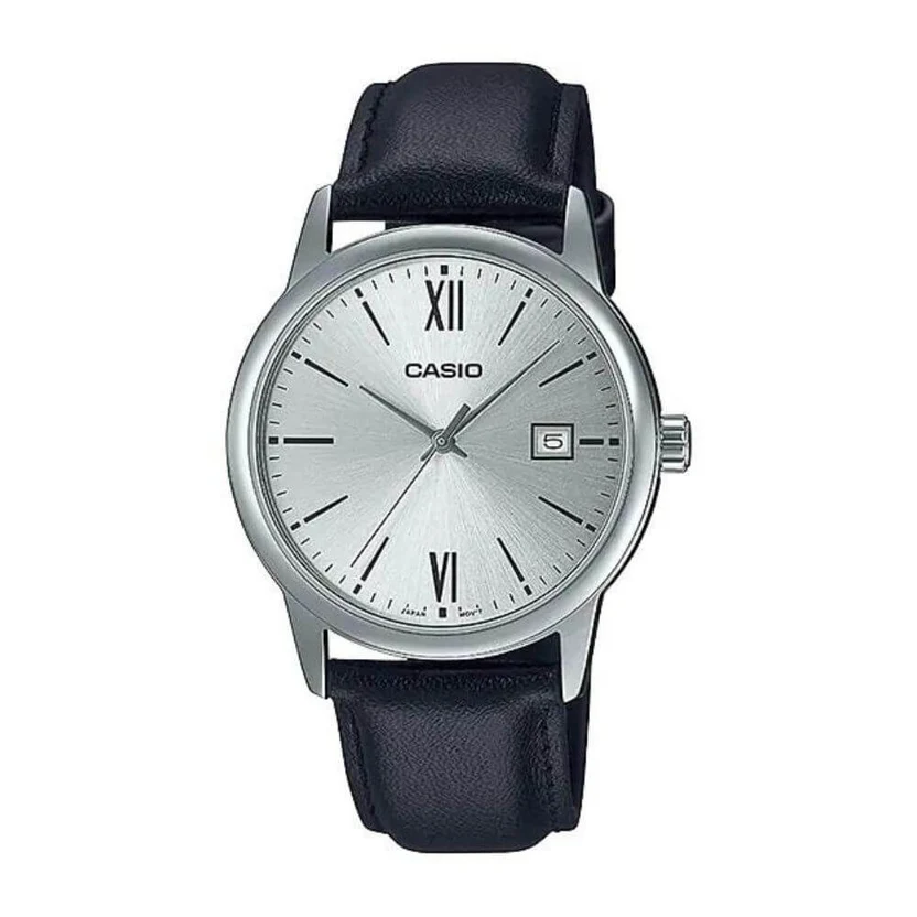 CasioMTP-V002L-7B3UDFWatch.webp Casio MTP-V002L-7B3UDF Belt Watch For Men - Image 1