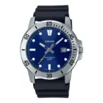 Casio Enticer Date Resin Belt Watch MTP-VD01-2EVUDF