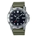 Casio Enticer Date Resin Belt Watch MTP-VD01-3EVUDF