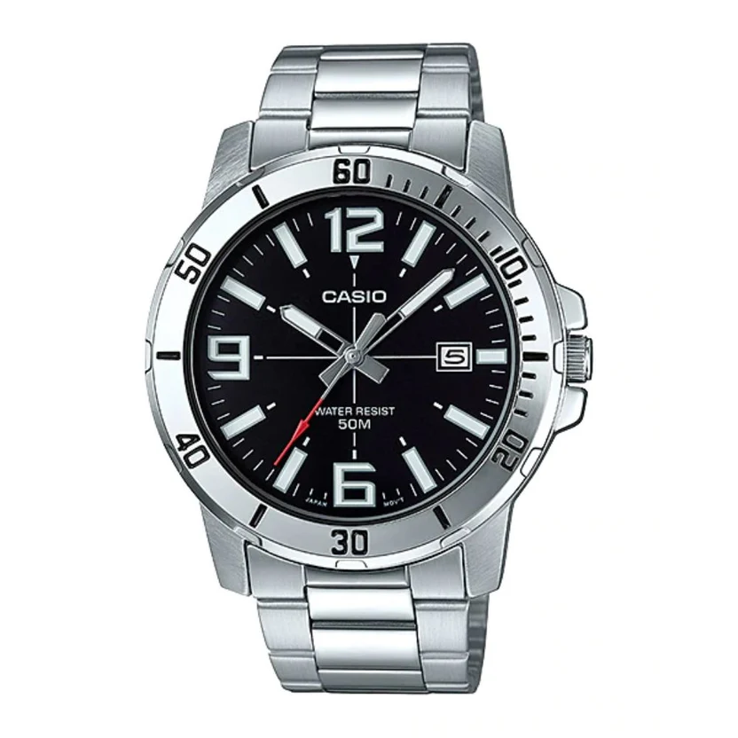 CasioMTP-VD01D-1BVUDFWatch.webp Casio Enticer Date Chain Watch MTP-VD01D-1BVUDF - Image 1