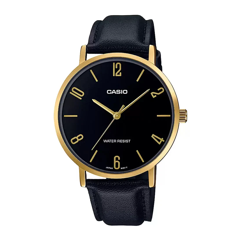 CasioMTP-VT01GL-1B2UDFWatch_1.webp Casio Standard Golden Belt Watch MTP-VT01GL-1B2UDF - Image 1
