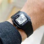 Casio Youth Dual Time Digital Resin Belt Watch W-800H-1AVDF - Image 2