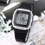 Casio Youth Dual Time Digital Resin Belt Watch W-96H-1AVDF - Image 2