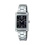 Casio LTP-1234DD-1ADF Woman Watch - Silver Black