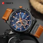 Curren 8291 Watch For Men - Brown Black Blue - Image 4