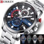 Curren 8415 Original Watch for Men –Silver - Image 2