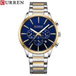 Curren 8435 Orginal Watch For Watch-Golden Blue