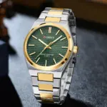 Curren 8439 Watch For Couple - Gold Green - Image 3